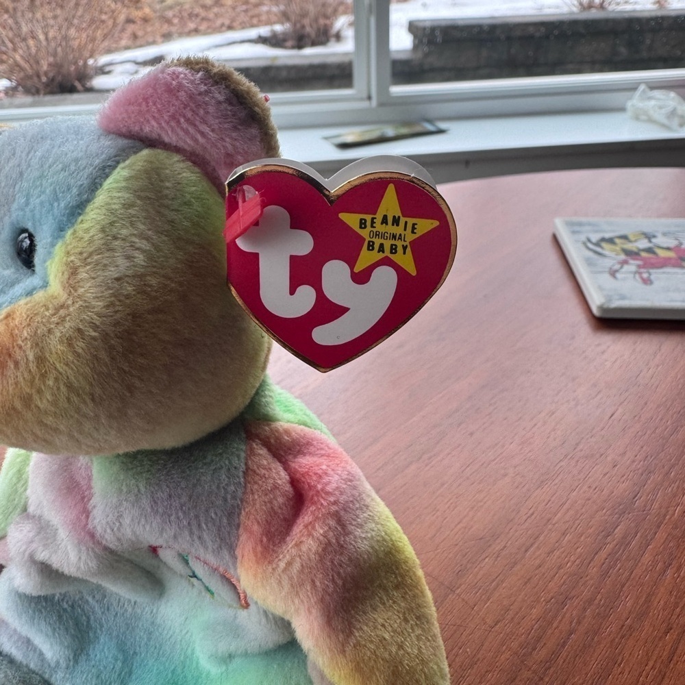 Ty Beanie Baby “Peace” bear (1996) - Picture 2 of 5